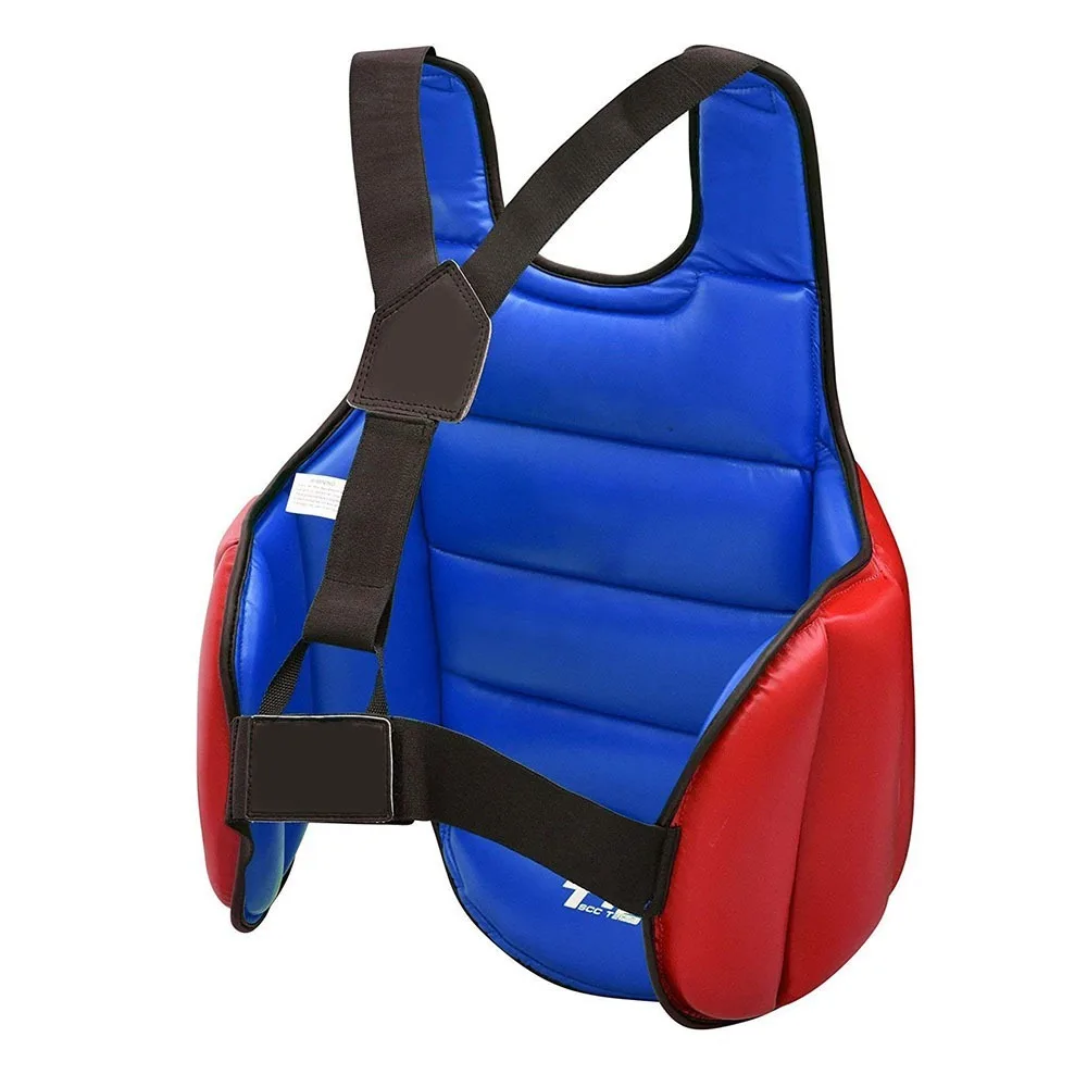 

Soft Training Uniform for Taekwondo Target Foam Boxing Equipment Body Protector Martial Arts Vest Red/Blue/Black/Gray Unisex
