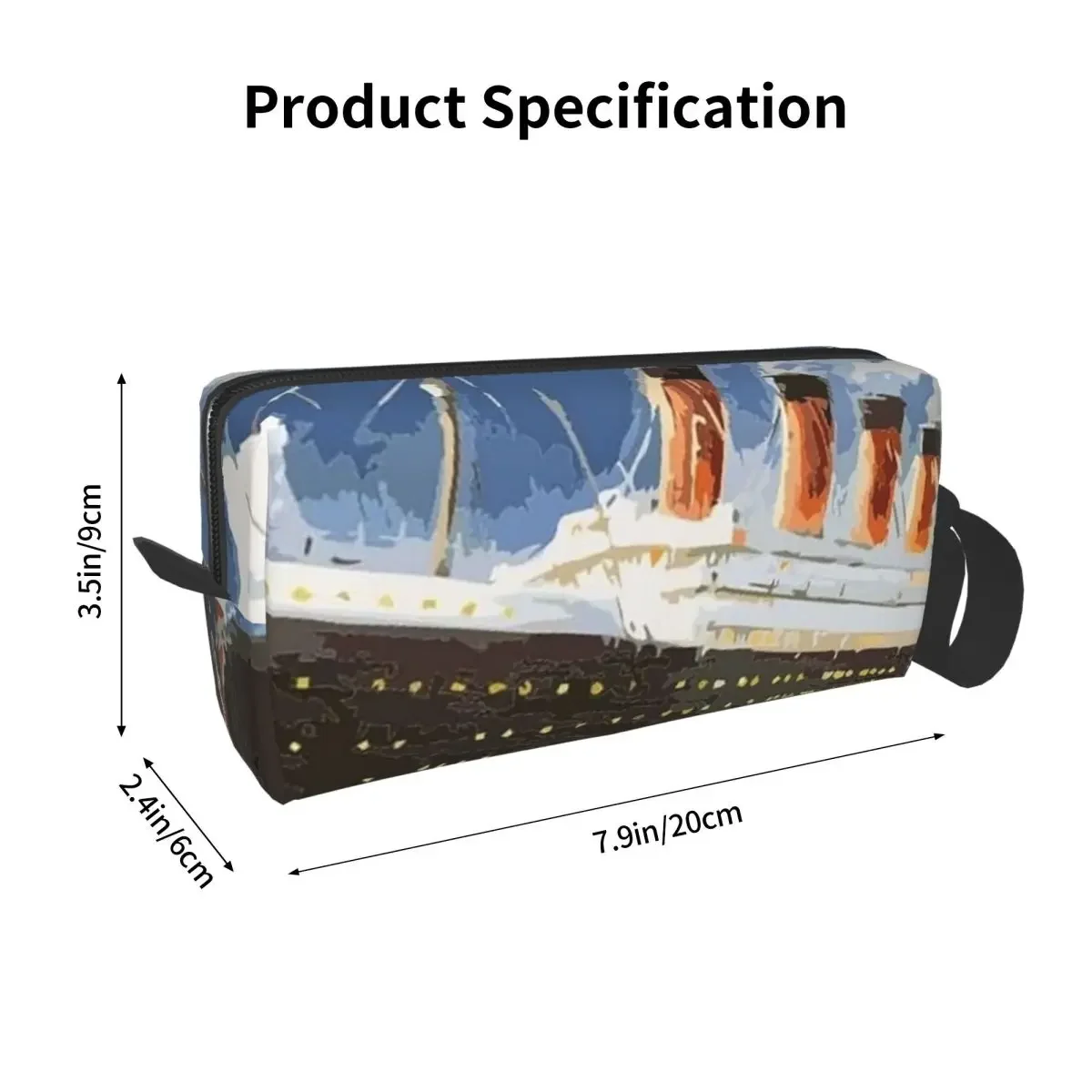 The Most Popular Ship Of All Times, Titanic. Pencil Cases Large Capacity Pen Bags Pen Box Pencil Pouch For Boys Girls Makeup Bag