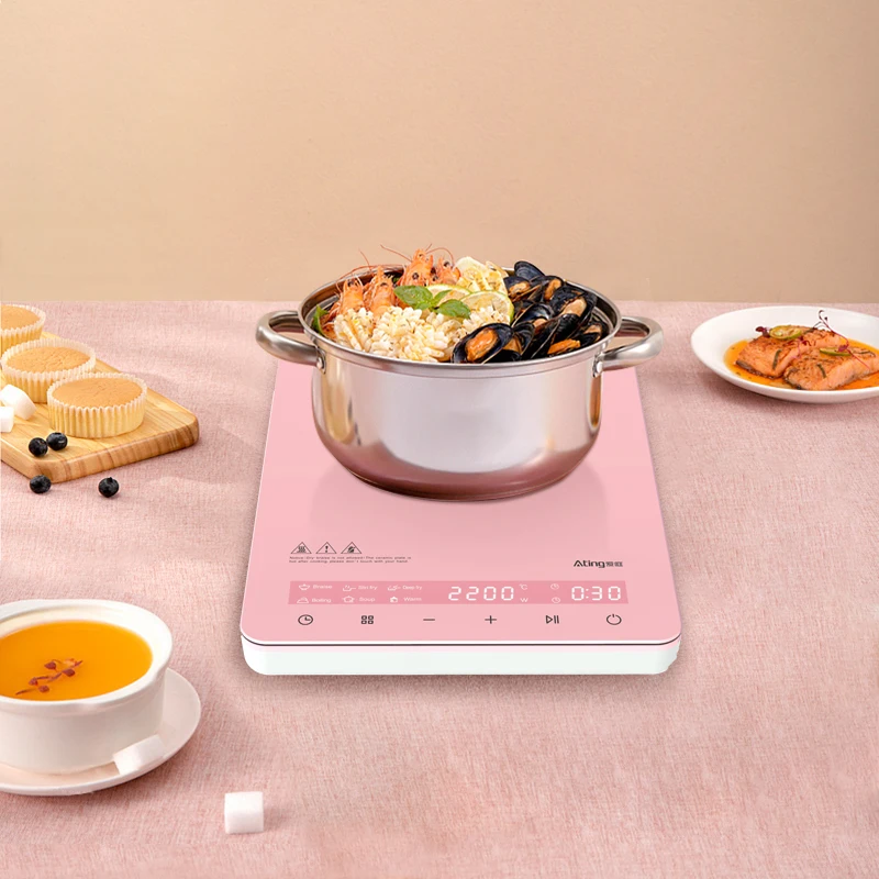 220V-240V 2200W Tabletop Portable Single Induction Cooker Electric Stove Multi-function Home Cooking Stove