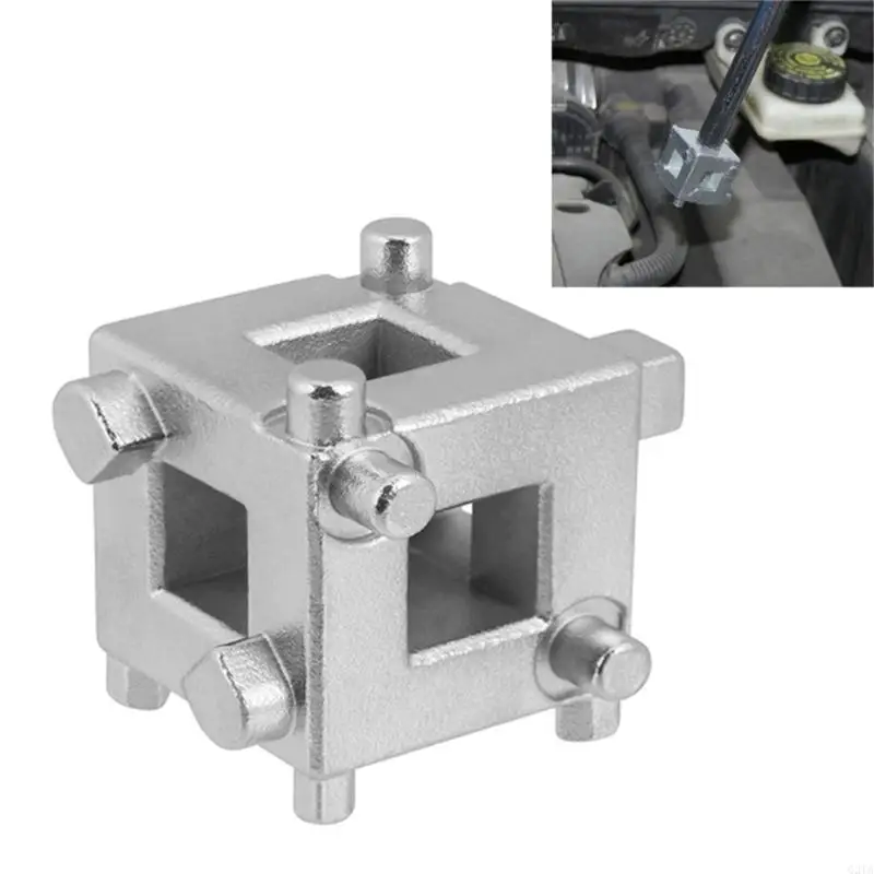 G2TA Car Disc Rear Brake Piston Caliper Tool Wind Back Cube 3 8 Caliper Adaptor