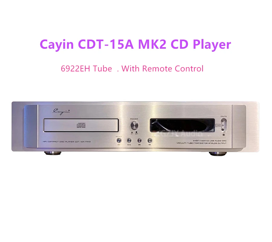 

New Upgrade CDT-15A MK2 CD Player HiFi Audio Source Professional Decoding 6922EH Vacuum Tube USB DAC With Remote Control