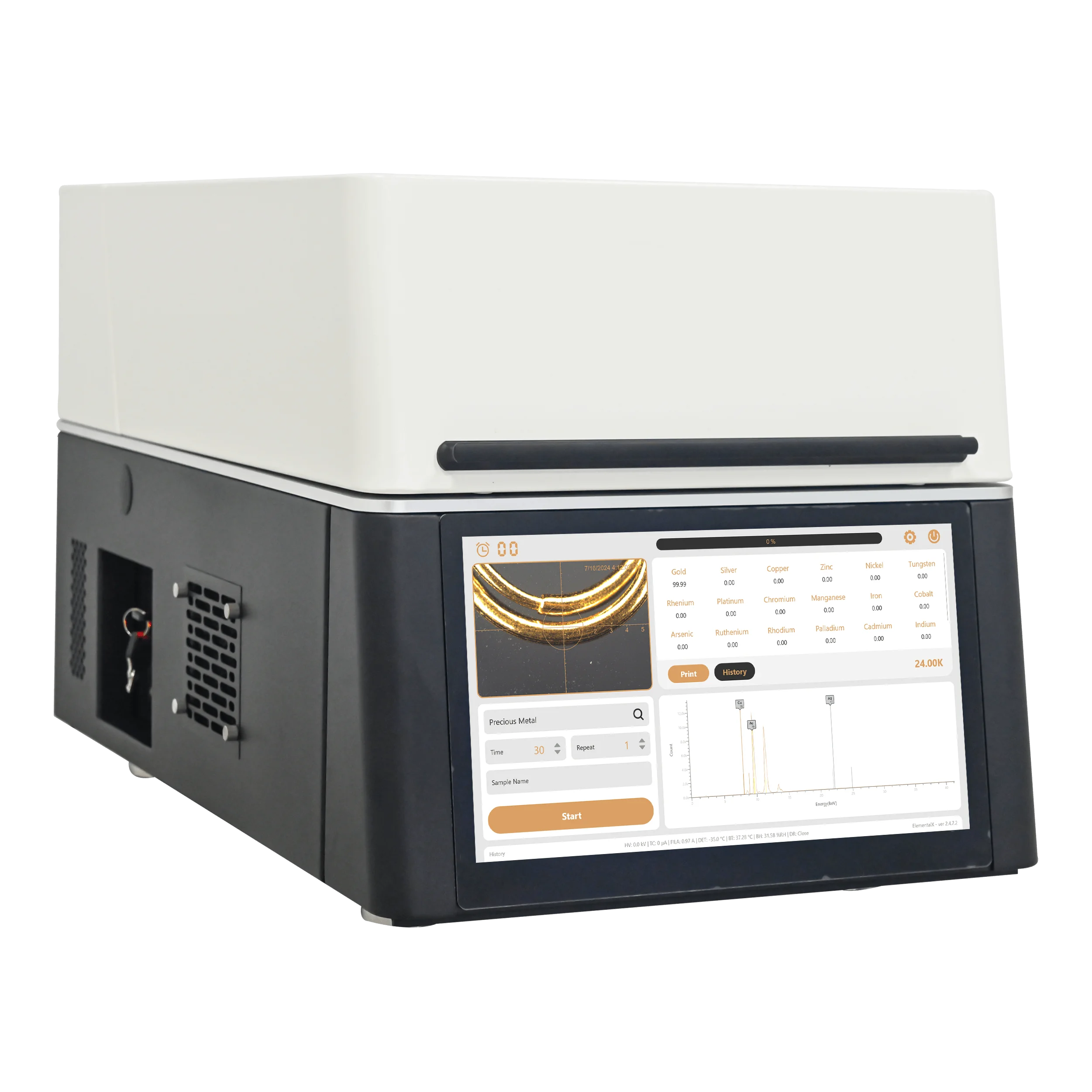 Erschwinglicher Preis-RFA-Analysator für Gold und Edelmetall zu verkaufen