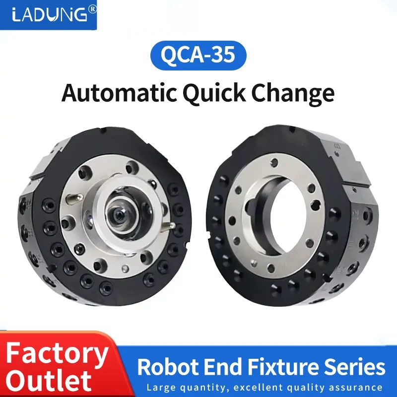 Factory Direct Sales Robot Quick Change Device QCA-25R Robot End Tool Fixture 25KG Automatic Mechanical Discs Fixture