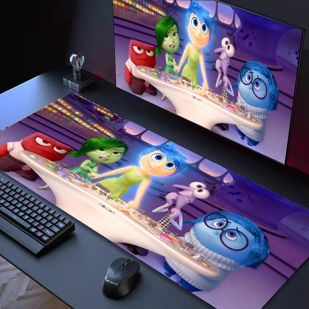 Anime I-Inside Out 2 Mousepad Large Gaming Mouse Pad LockEdge Thickened Computer Keyboard Table Desk Mat