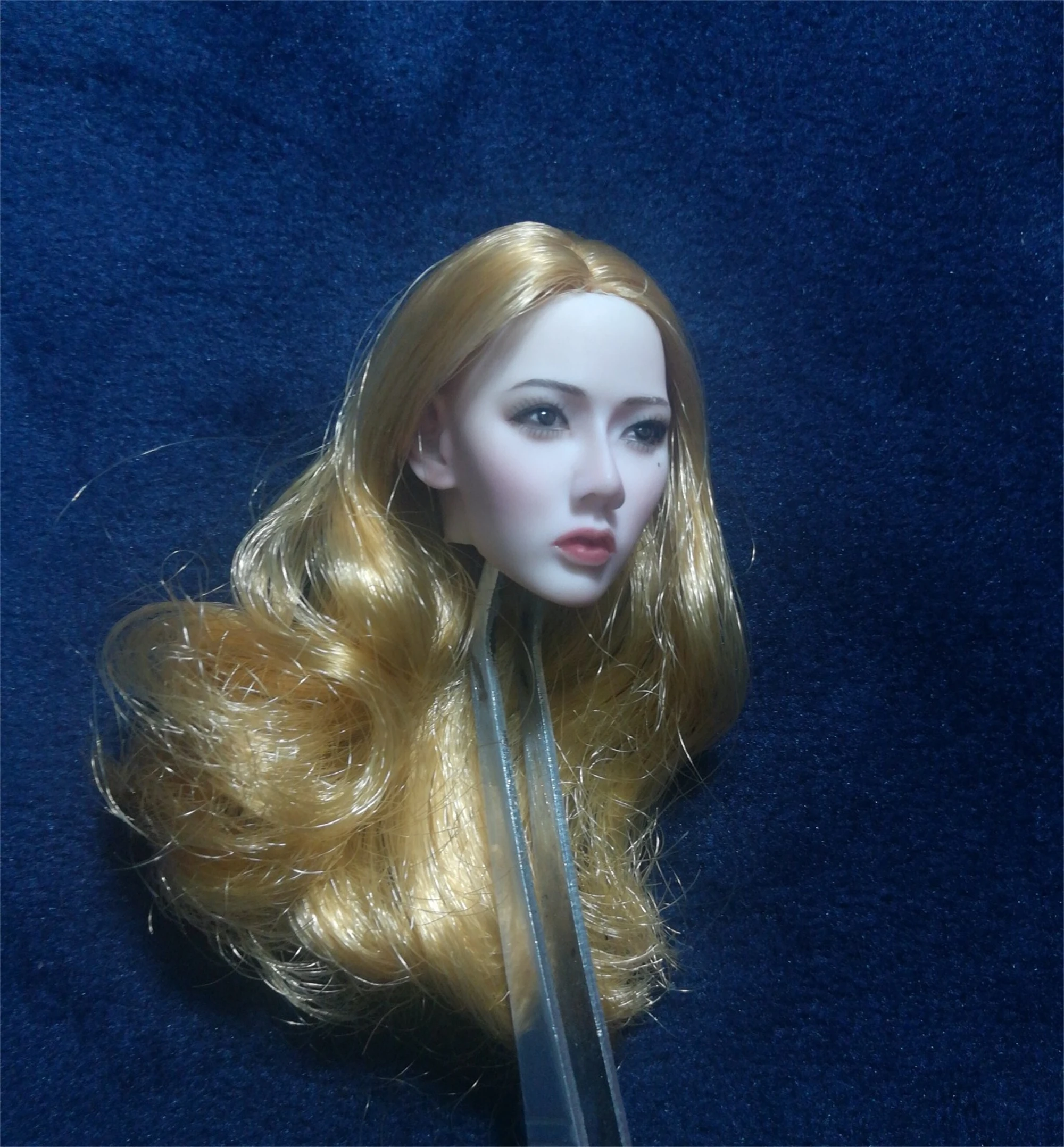 

1/6 Scale Sexy Little Mustang Kim Hyun A Head Sculpt Fit for 12'' TBLeague JIAOU Pale Action Figure Body