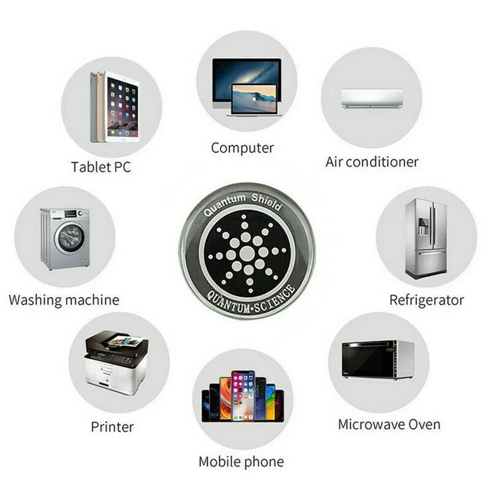 Anti-Radiation Protection Stickers EMF Neutralizer Quantum Shield Radiation Protection Sticker For Phone Electronic Equipment