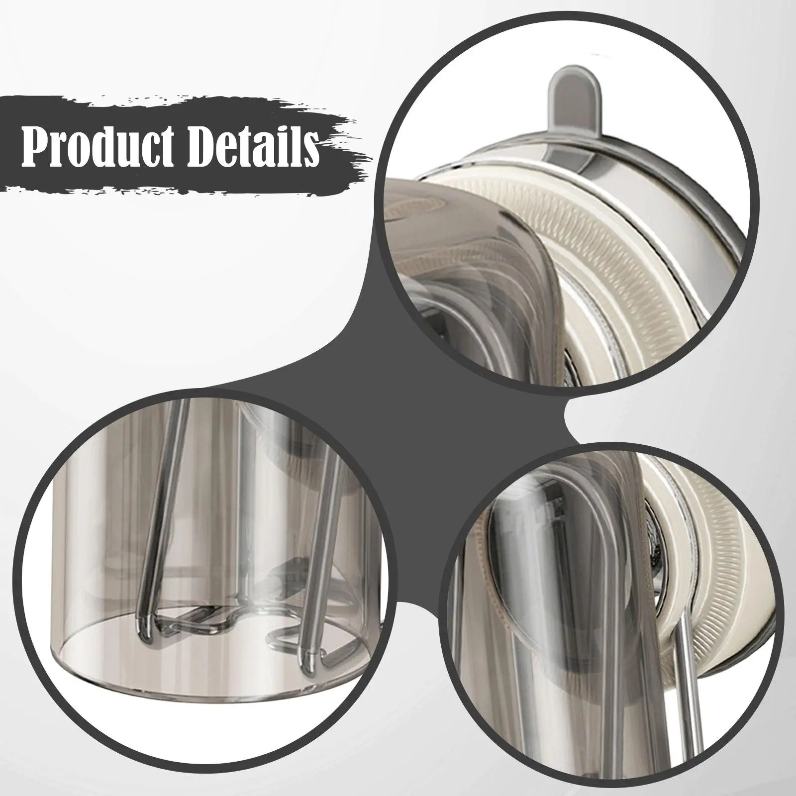 

Держатель для зубных щеток на присоске, водонепроницаемый, настенный органайзер для дома и ванной комнаты