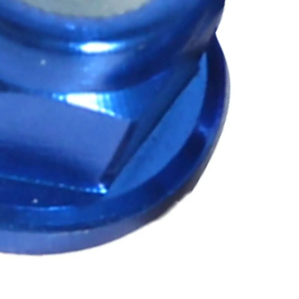 10 pcs M3 / M4 Thread Size Nylon Insert Self-Locking Nuts Aluminum Alloy Nylon Insert CNC Lock Nuts Black / Blue Hex