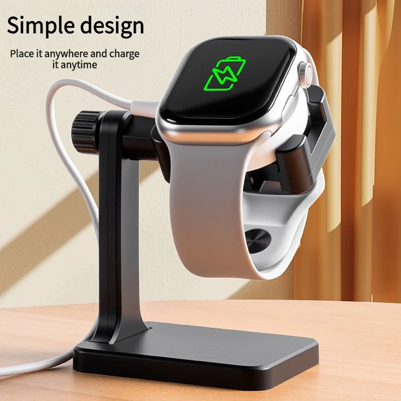 Universal Adjustable Smartwatch Charging Dock with Telescopic Stand | Compatible with Samsung Galaxy, Google Pixel, Huawei