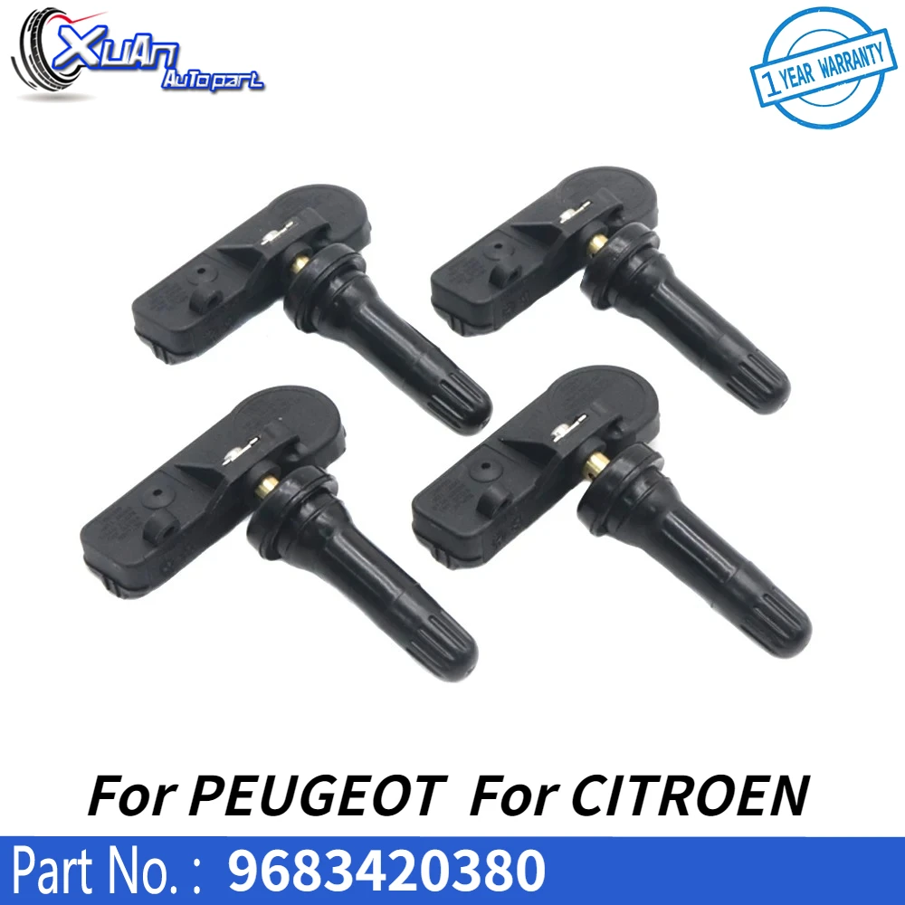 

Датчик давления в шинах 9683420380 TPMS для Citroen Berlingo C4 C4 Picasso Jumper DS DS4 DS5 Peugeot 3008 308 Van 5008 RCZ 433 МГц