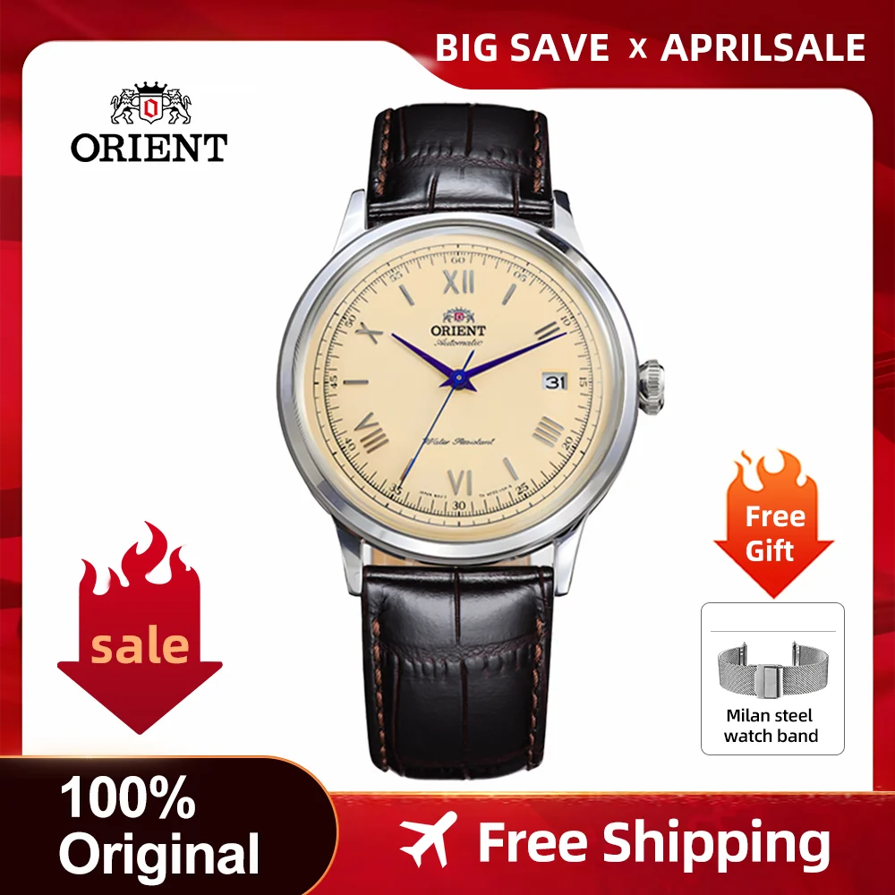 Reloj Orient para hombre, relojes mecánicos automáticos originales japoneses para hombre, relojes Retro de moda impermeables