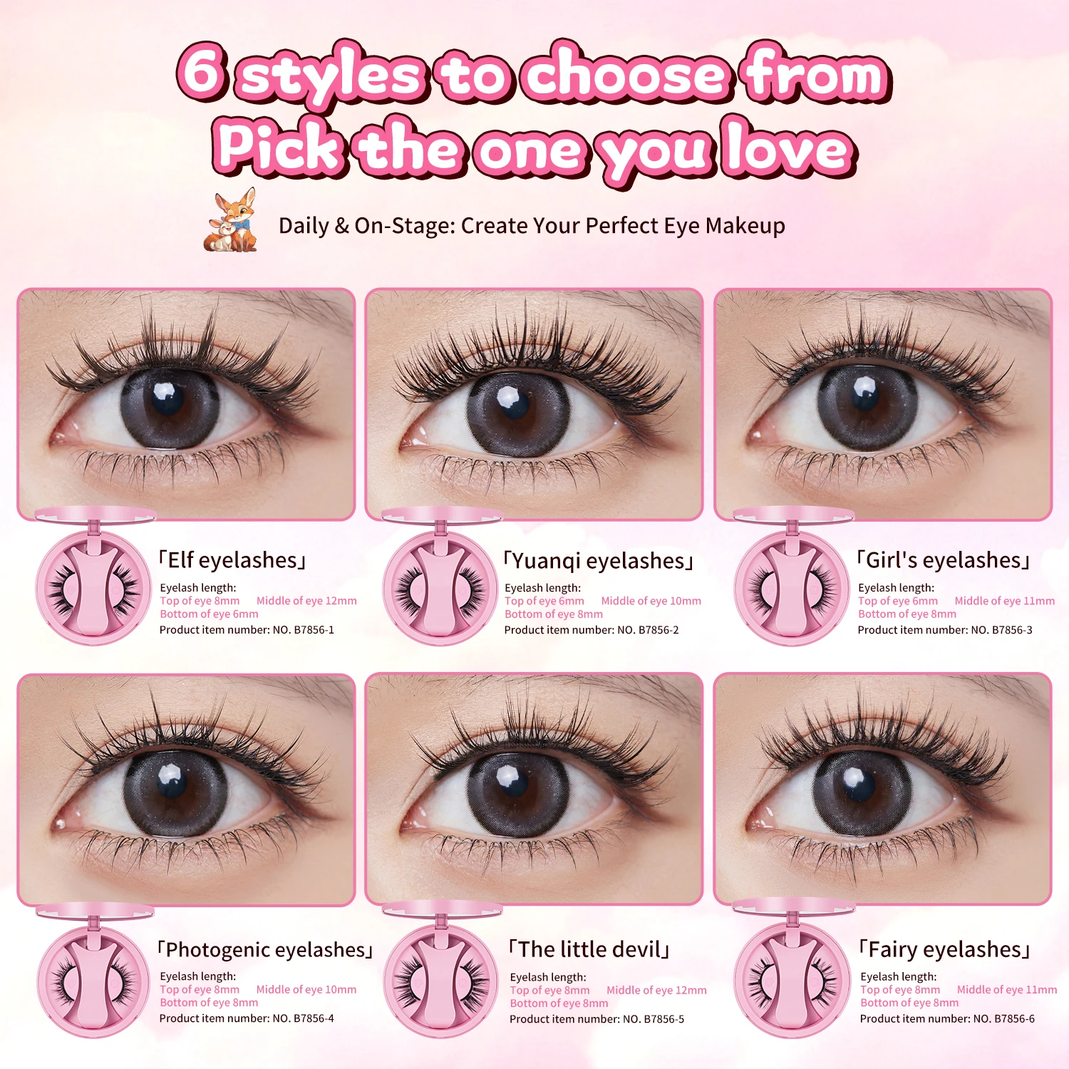 رموش صناعية مغناطيسية خفيفة الوزن من BQI زوج واحد من الرموش على طراز مانغا قابلة لإعادة الاستخدام مع ملاقط مغناطيسية لتطبيق سهل التركيب