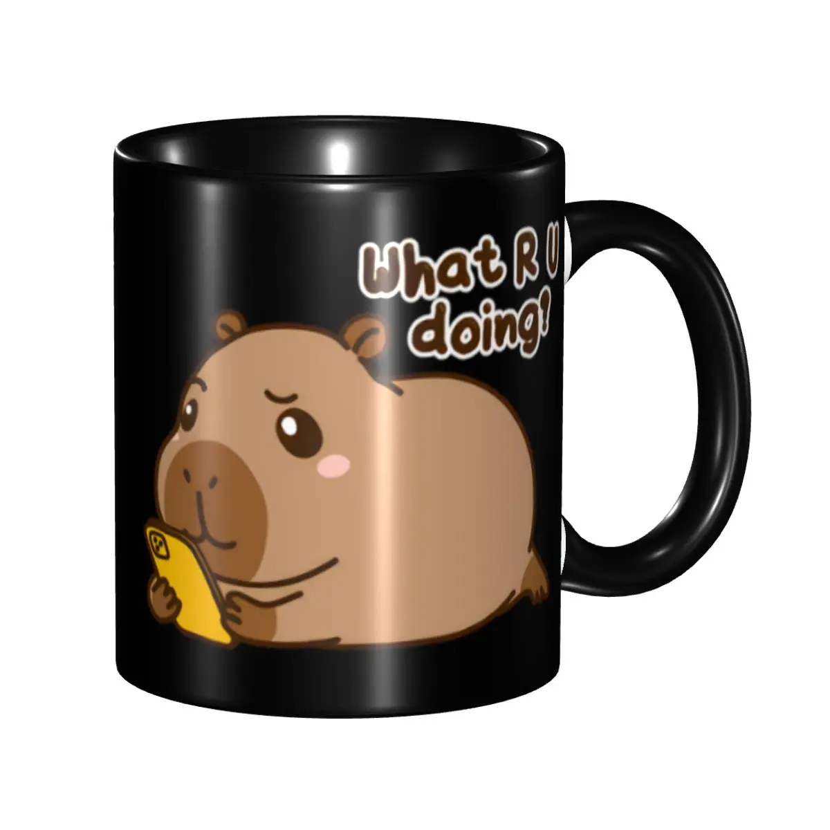

Cartoon Animal Pets Capybara Mug Custom Ceramic Coffee Mug Creative Gift
