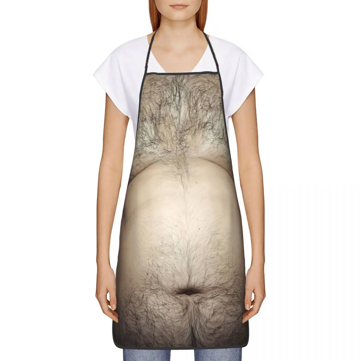 مخصص مضحك البيرة البطن المئزر للنساء الرجال للجنسين مريلة الطبخ المطبخ Tablier المطبخ الشيف البستنة #2