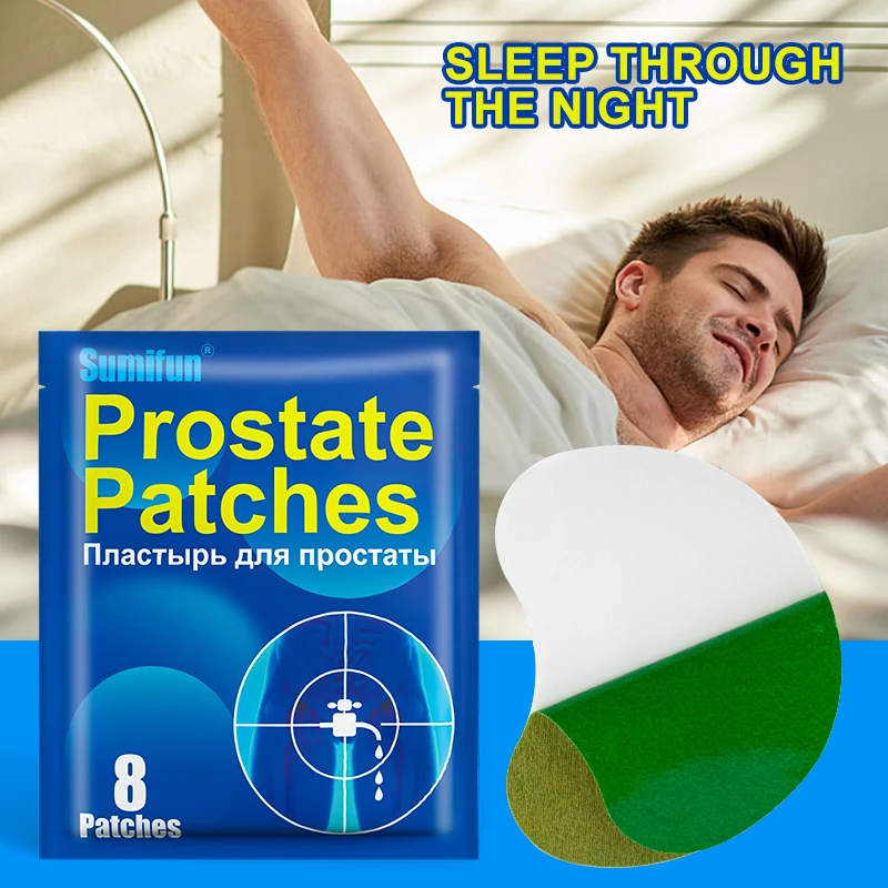 24/64Pcs Sumifun Prostate Patch Prostatitis Treatment Medical Plaster Chinese Medicine Urology Prostatic Sticker Health for Men