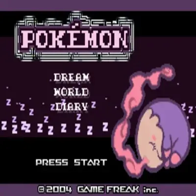 GBA Pokemon Dream World Diary Version English Game Card