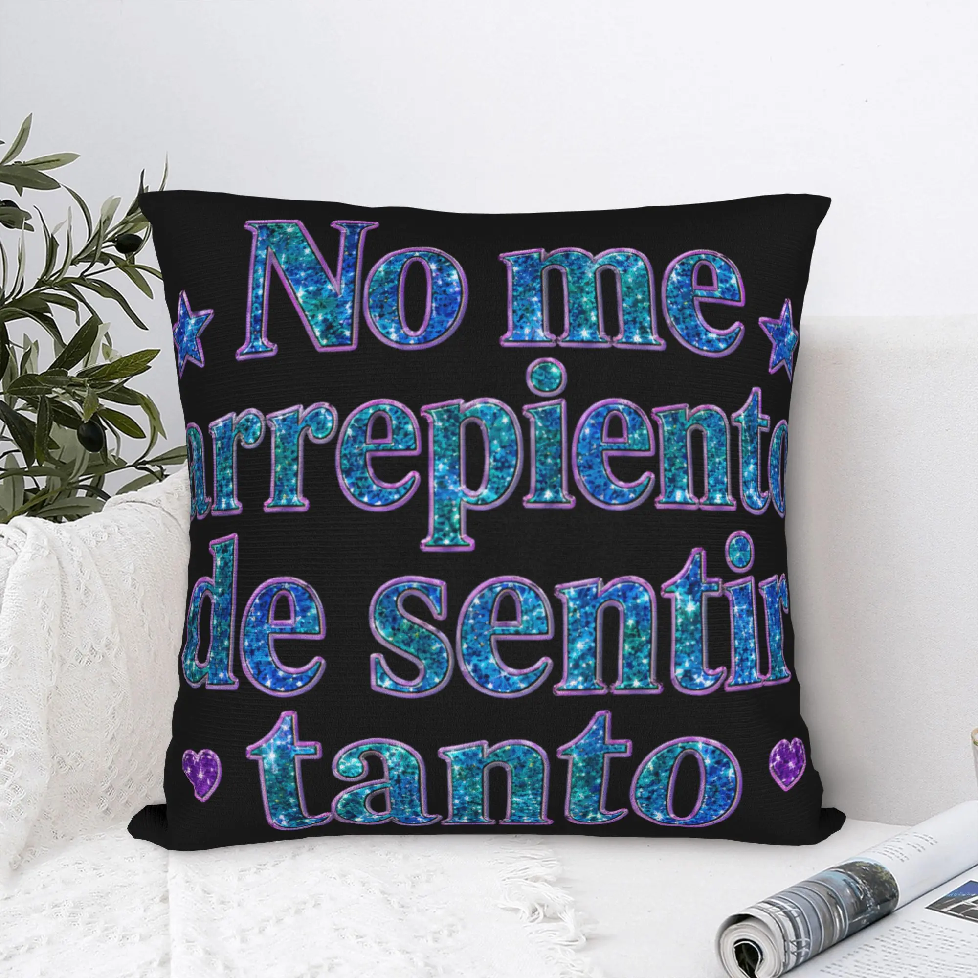 Home Decorations No Me Arrepiento De Sentir Tanto Karols G NMADST  Pillowcases Merch  Pillow Cover Zippered Multi-Size