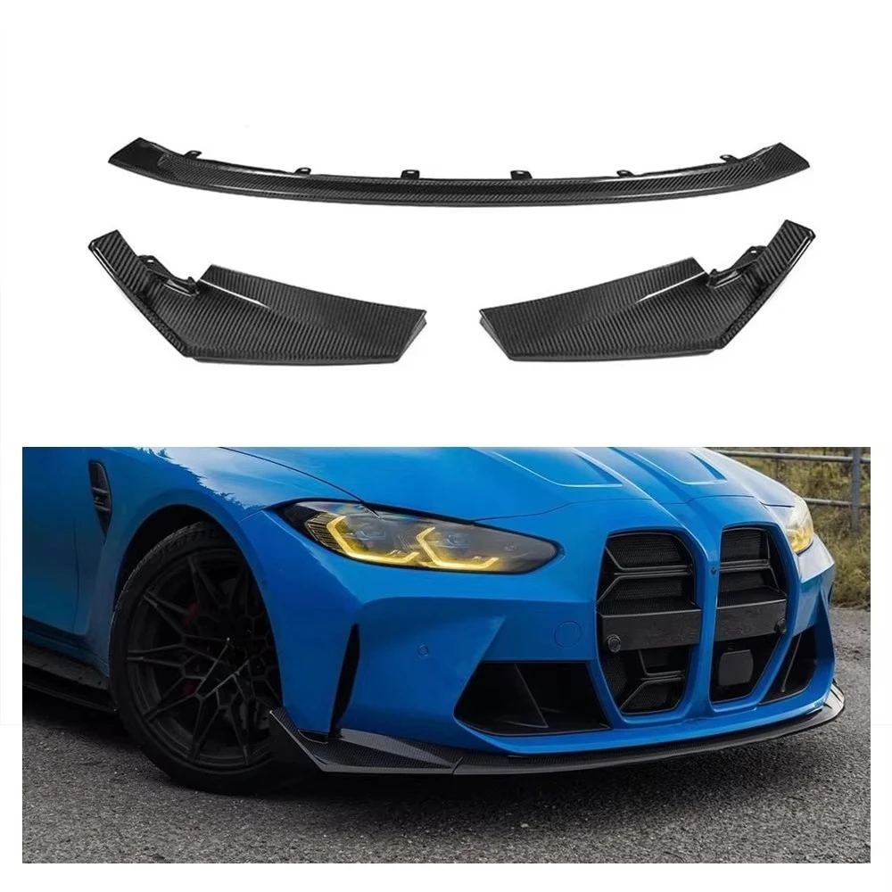 

G80 G82 Real Dry Carbon Fiber Front Bumper Lip Diffuser for-BMW M3 G80 M4 G82 G83 2021-2025 CSL Style Front Lip