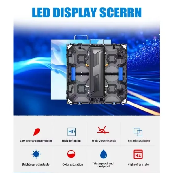 One-stop Service Manufacturer Large Stage Event Rental Folding LED Display Background LED Video Wall for Concert DJ Night