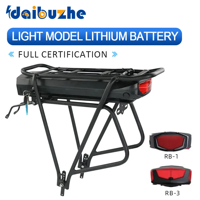 

Rear rack 36V15AH lithium battery 26 inch 20 inch e-bike conversion rear seat add 48V12AH rear hanger lithium battery