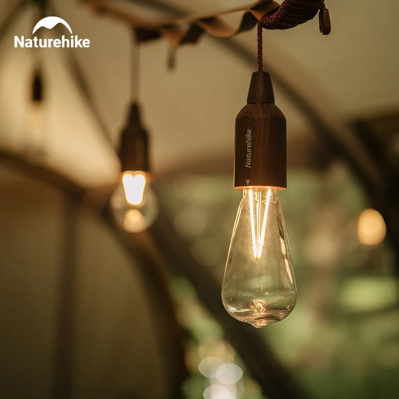 Naturehike 2026 Neue tragbare 24 Stunden langlebige Atmosphäre Licht wasserdichte robuste PC Laterne Outdoor Camping Blase Lampe
