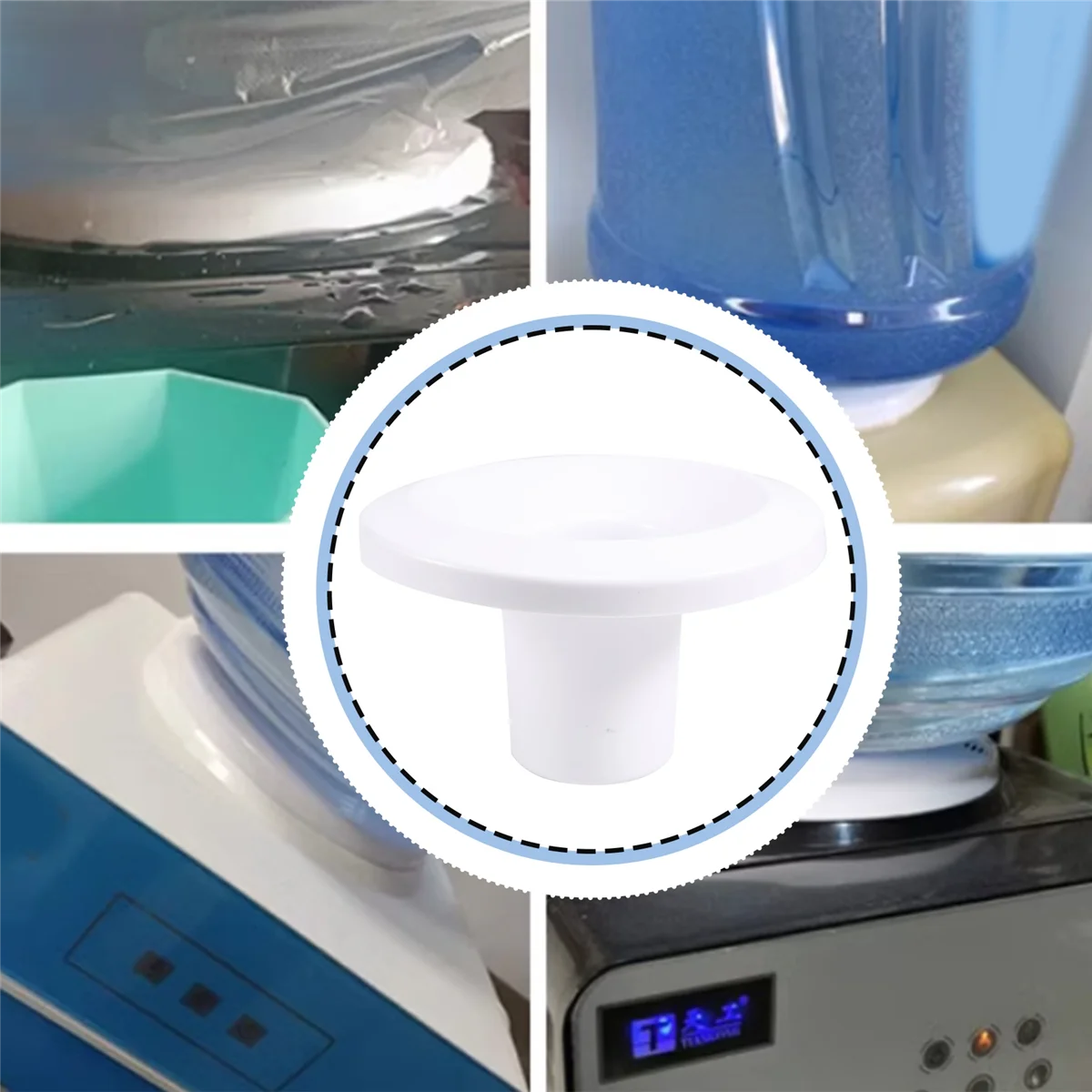 Peça de substituição do suporte do frasco para refrigeradores de água engarrafados, refrigerador de água, assento inteligente, montagem WaterGuard