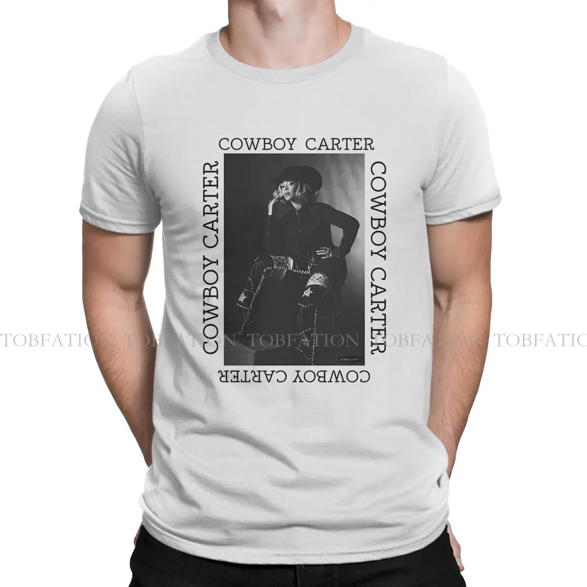 Cool Graphic TShirt Beyonce Cowboy Carter Printing Tops Casual T Shirt Men Tee Special