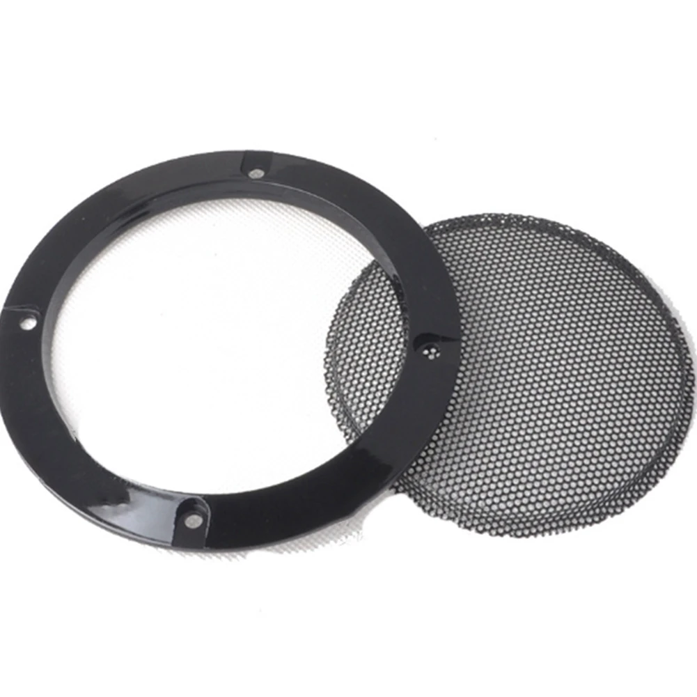 Delicate Texture-4Pcs 4 Inch Speaker Speaker Grille Speaker Face Shield Replaceable Round Speaker Protection Grille