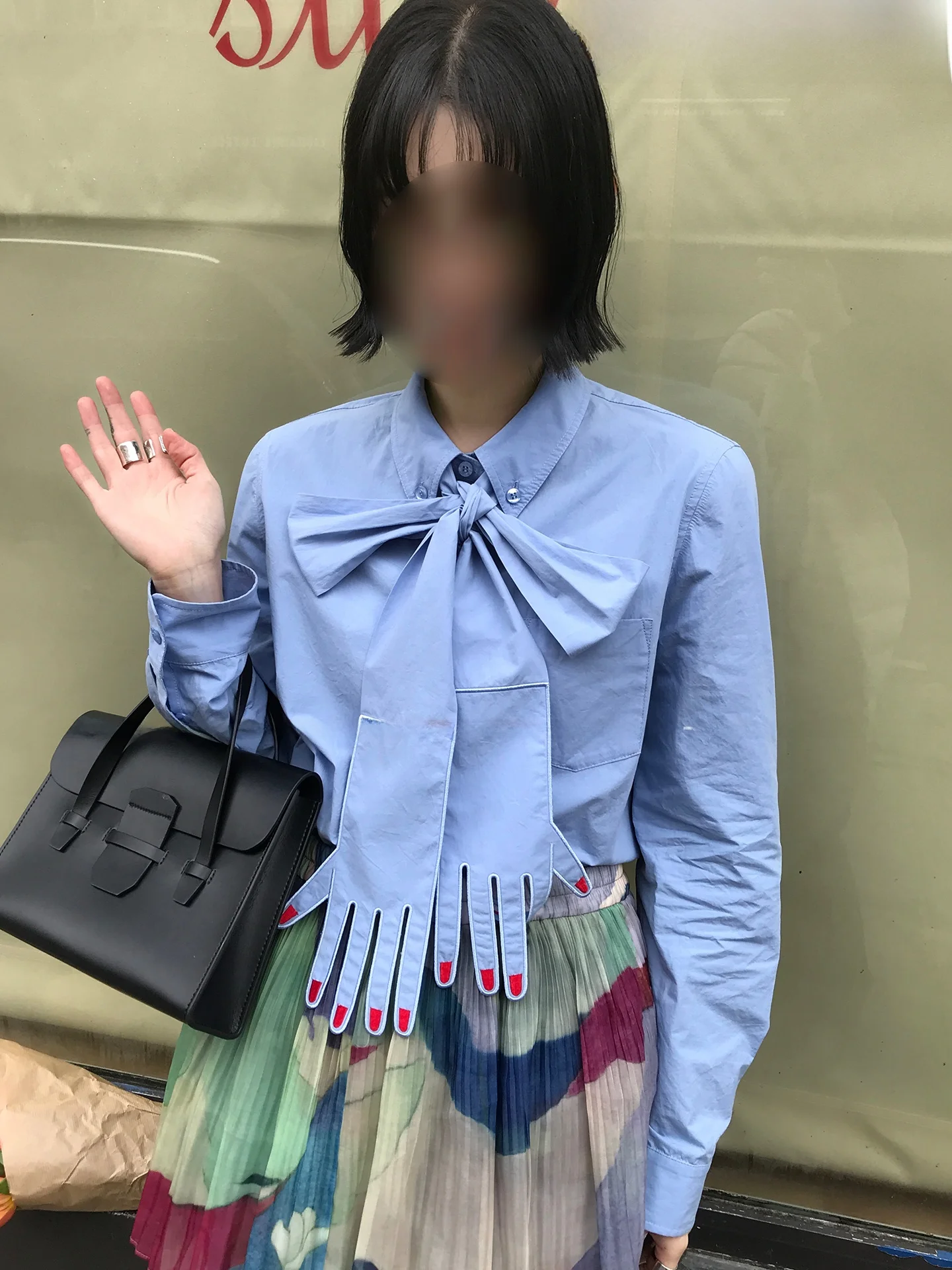 

MONA 00% Cotton Long Sve irt Women's Faionable Classic Sle Cotton irt Youthful Design Small Size Friendly