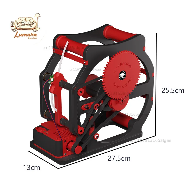 Programmable 3D printing consumable spool winder, electric winder, saves time, can be wound evenly, suitable for 1kg spool