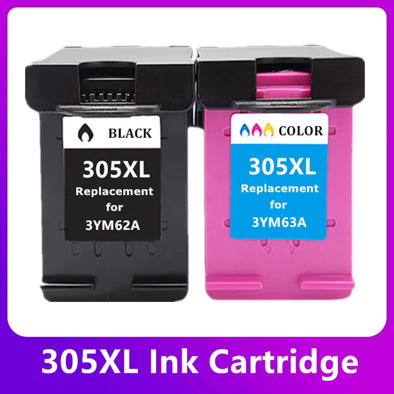 305XL Refilled Ink Cartridge Replacement for HP 305 XL for HP305 DeskJet 2710 2720 4110 4120 4130 ENVY 6010 6020 6030 6420