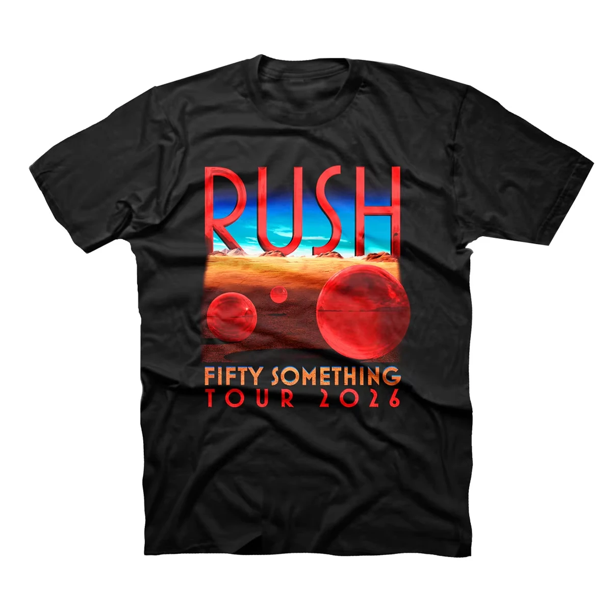 Rush Band 50 Fifty Something Tour 2026 T-Shirt, 100 % Baumwolle, Kleidung, Unisex, Herren, Damen, kurze Ärmel, Y2k, bequem und lässig – Detail 6