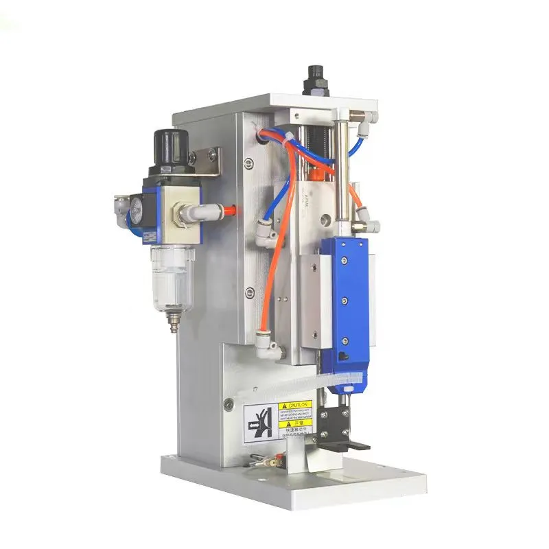 

Semi Automatic Tagging Fasteners Custom hang Tag Fastener Machine for Fabrics Leather Products