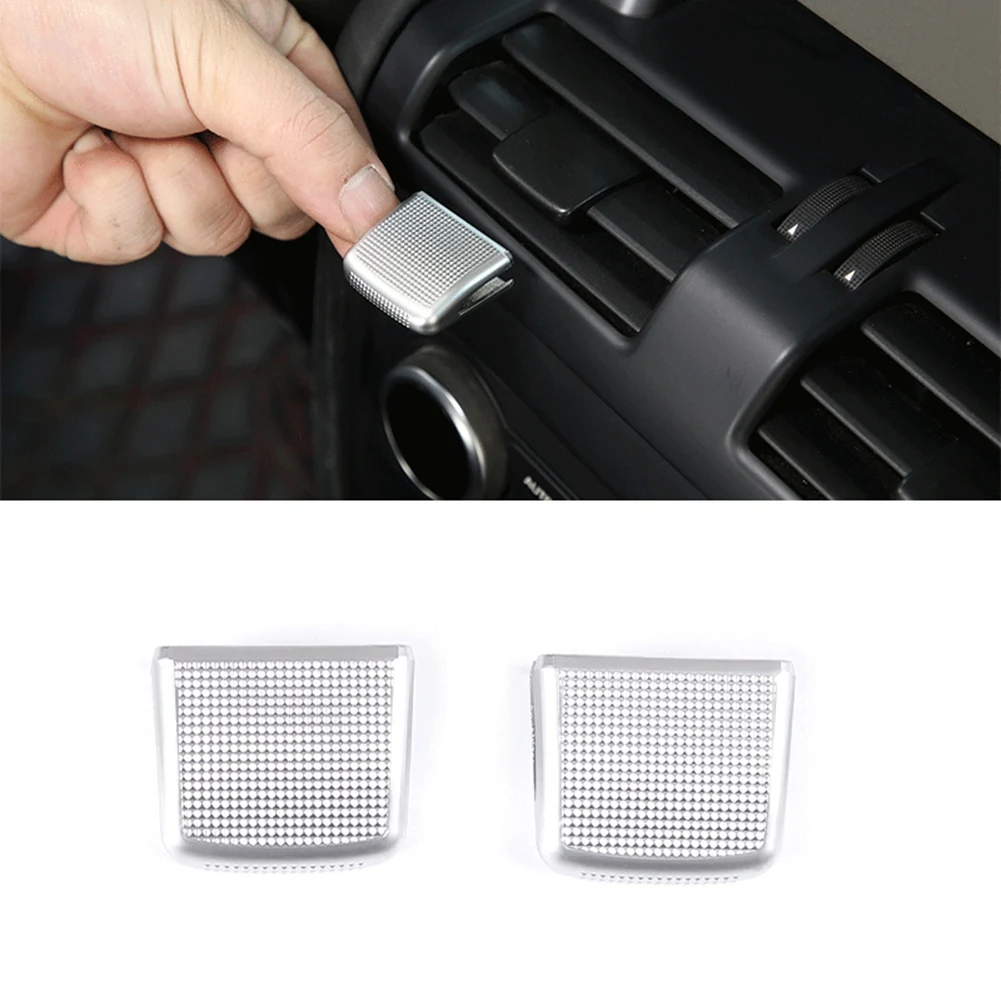 For Land Rover Defender 110 90 2020+ Car Rear Armrest Box Air Conditioner Outlet Adjustment Lever Cover Trim Accessories