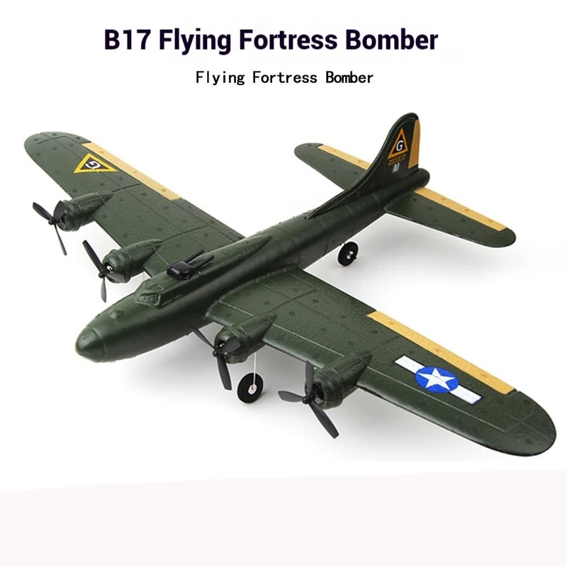 Nuevo avión B17 Rc, avión de Control remoto, ala fija, planeador de 2,4 ghz, espuma Epp, aviones Rtf Rc, juguetes para niños