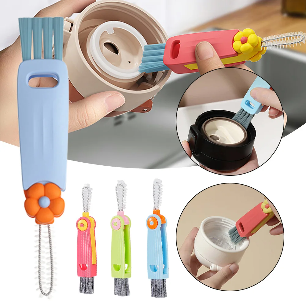 

Multifunctional Cup Lid Brush Crevice Cleaning Brush For Cleaning Cup-Grooves