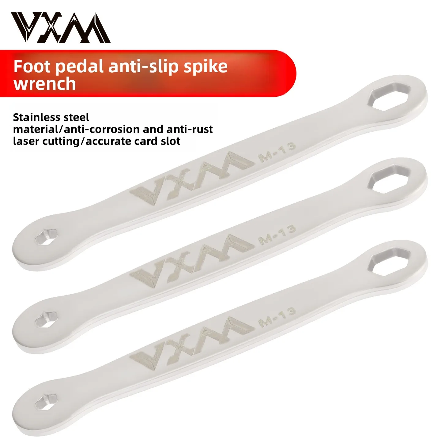 

Mountain bike stainless steel pedal anti-slip nail disassembly wrench road bike pedal nail installation tool pedal tool