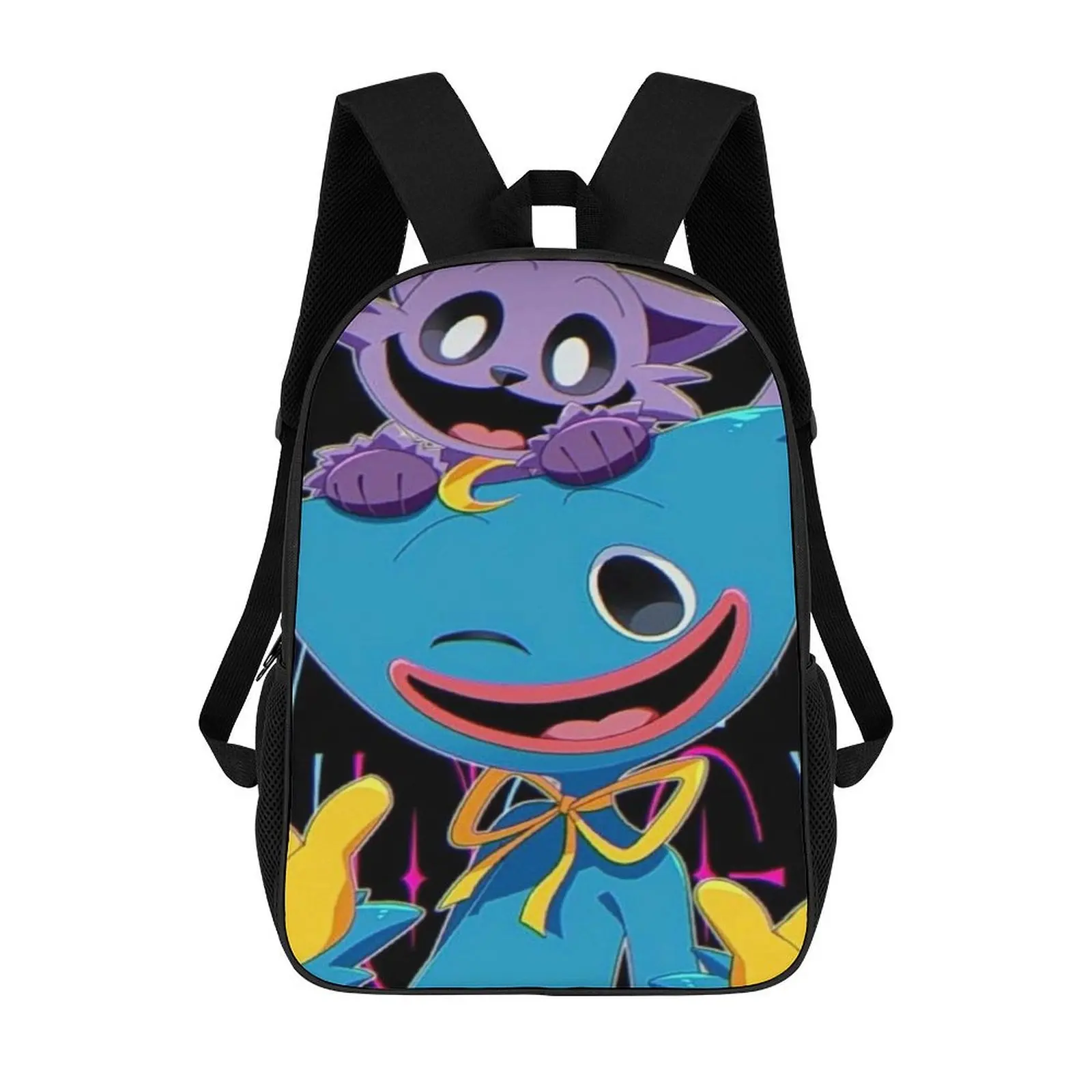 Smiling Animal Schoolbag Large Capacity Backpack Computer Bag Travel Portable Storage Bag 3d Printed Cute Schoolbag