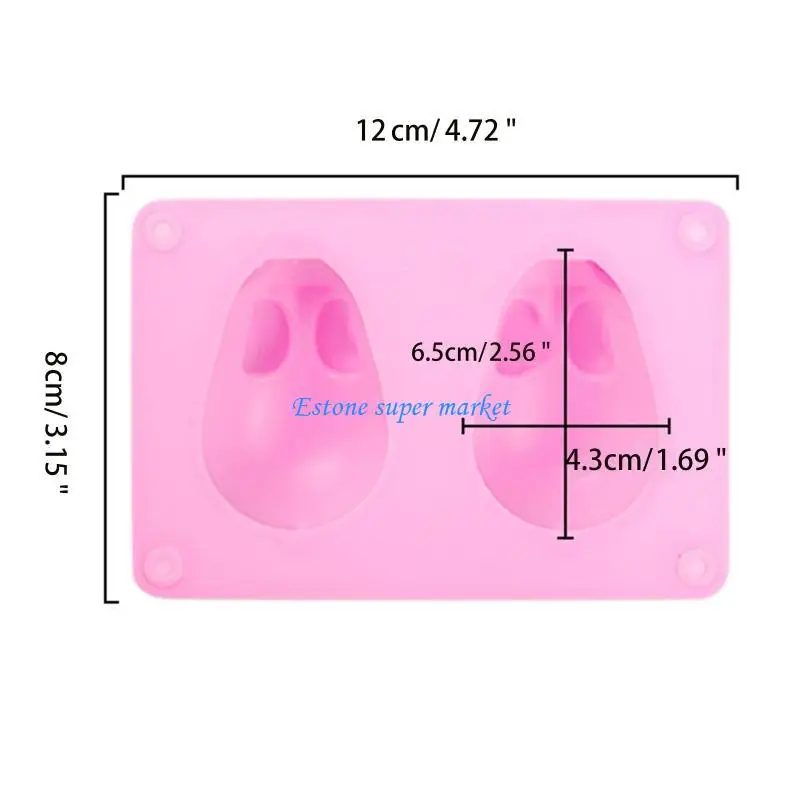090B molde conejo, Chocolate, caramelo, Mousse, Brownie, gelatina, helado, moldes simples