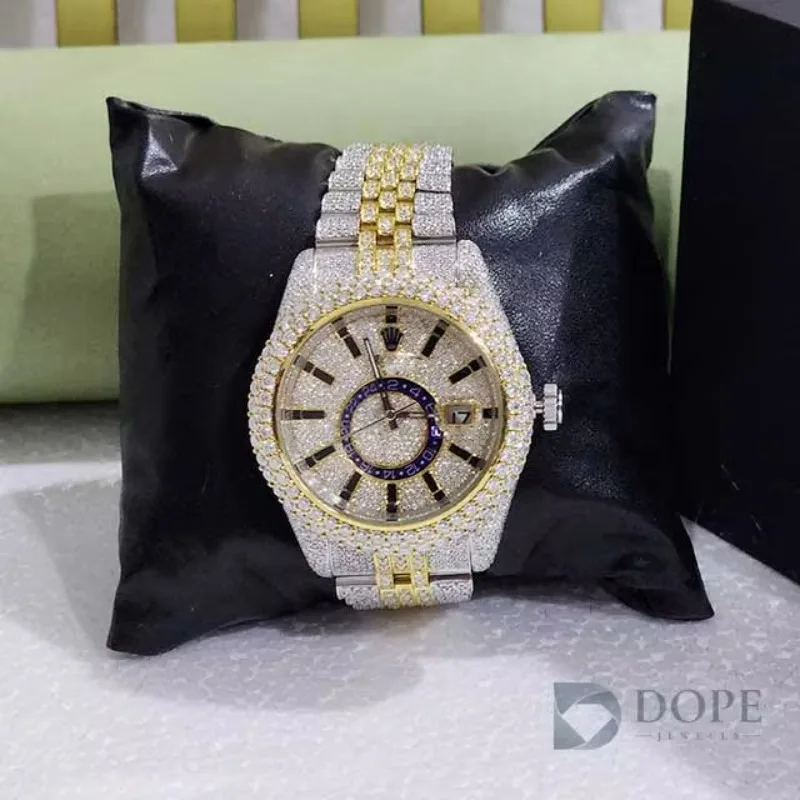 

Mossianite Diamond Watches The Perfect Fusion of Craftsmanship and Sparkle JAPANESE MOVEMENT