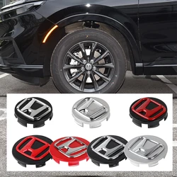 4PCS 58MM/69MM Car Wheel Center Hub Caps Tire Rim Covers Auto Accessories For Honda CITY CIVIC Mugen Pilot Type R Type S Insight