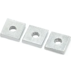 M3 M4 M5 M6 M8 Zinc Plated Carbon Steel Thin Quadrangle Block Square Nut DIN562