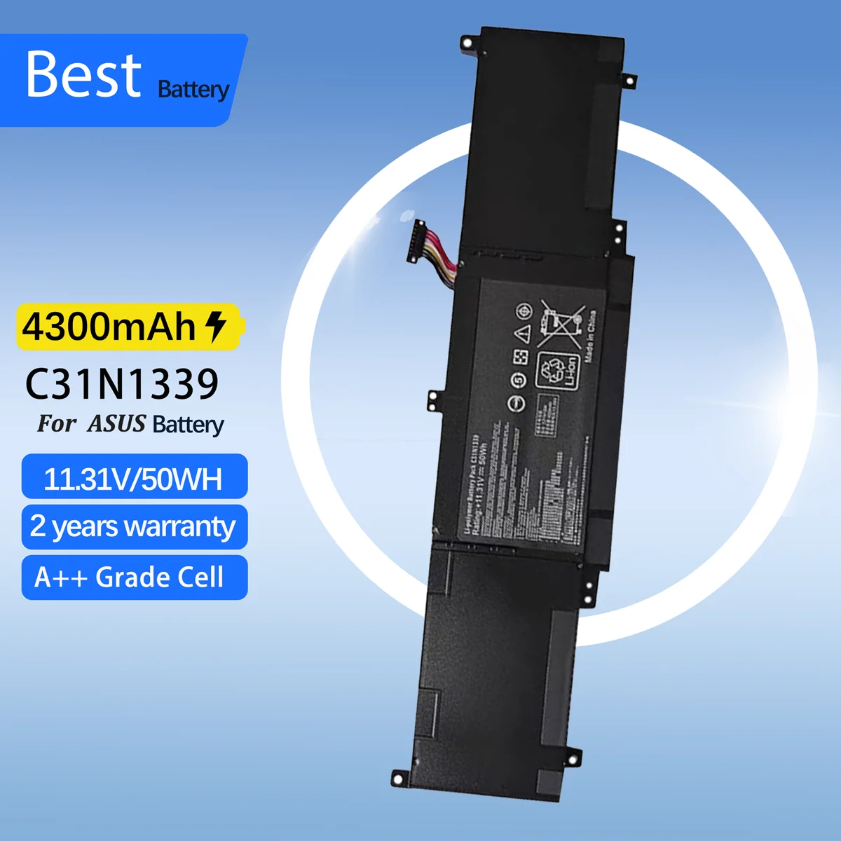 

C31N1339 Laptop Battery For ASUS Zenbook UX303L UX303LN TP300L TP300LA TP300LJ Q302L Q302LA Q302LG C31N1339 Battery
