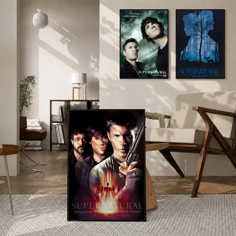 TV Series Supernatural Poster High-definition poster stickers, suitable for bedroom, living room, home decoration