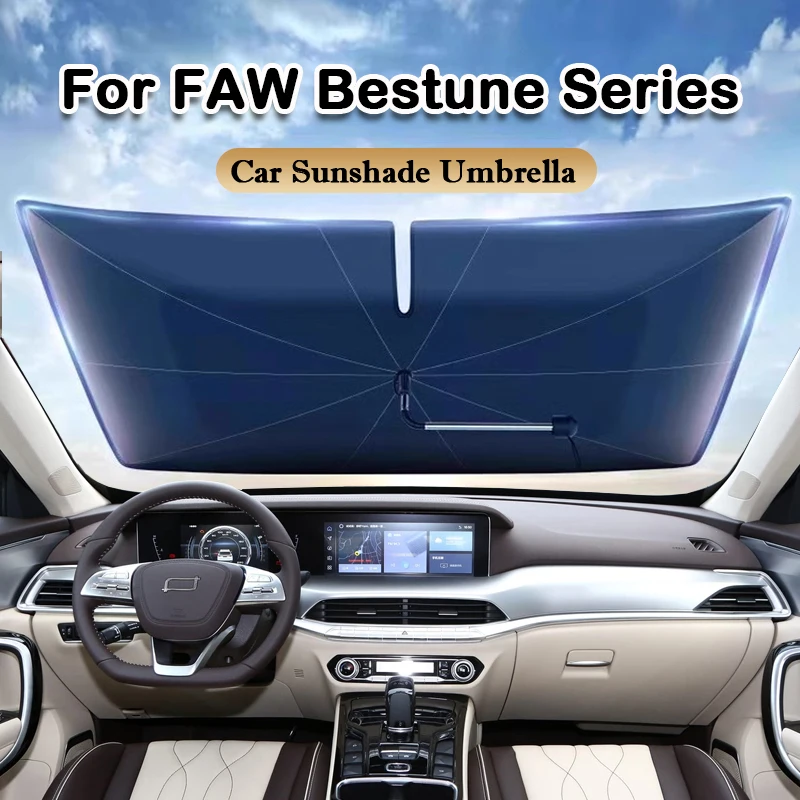 

Car Windshield Sun Shade Car Front Window Foldable Sunshield Heat UV Blocker for FAW Bestune T99 T77 T33 X40 E01 B30EV B70