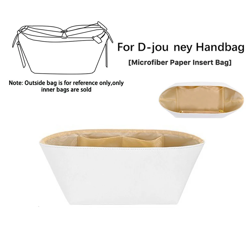 EverToner Dupont Paper Purse Organizer Insert Fit For D-jou-ney Bag Lightweight Makeup Storage Inner Liner Bag