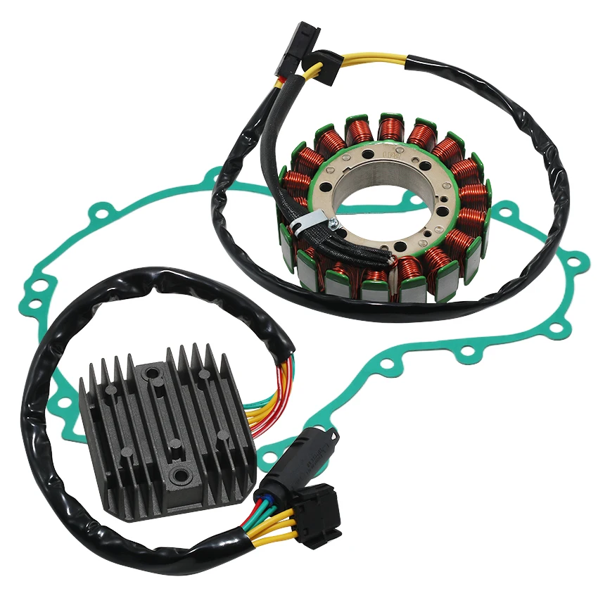 Motorcycle Gasket Generator Cover & Stator Coil & Regulator Rectifier Set For BMW F650GS F700GS F800GS F800R F800S F800ST F800GT