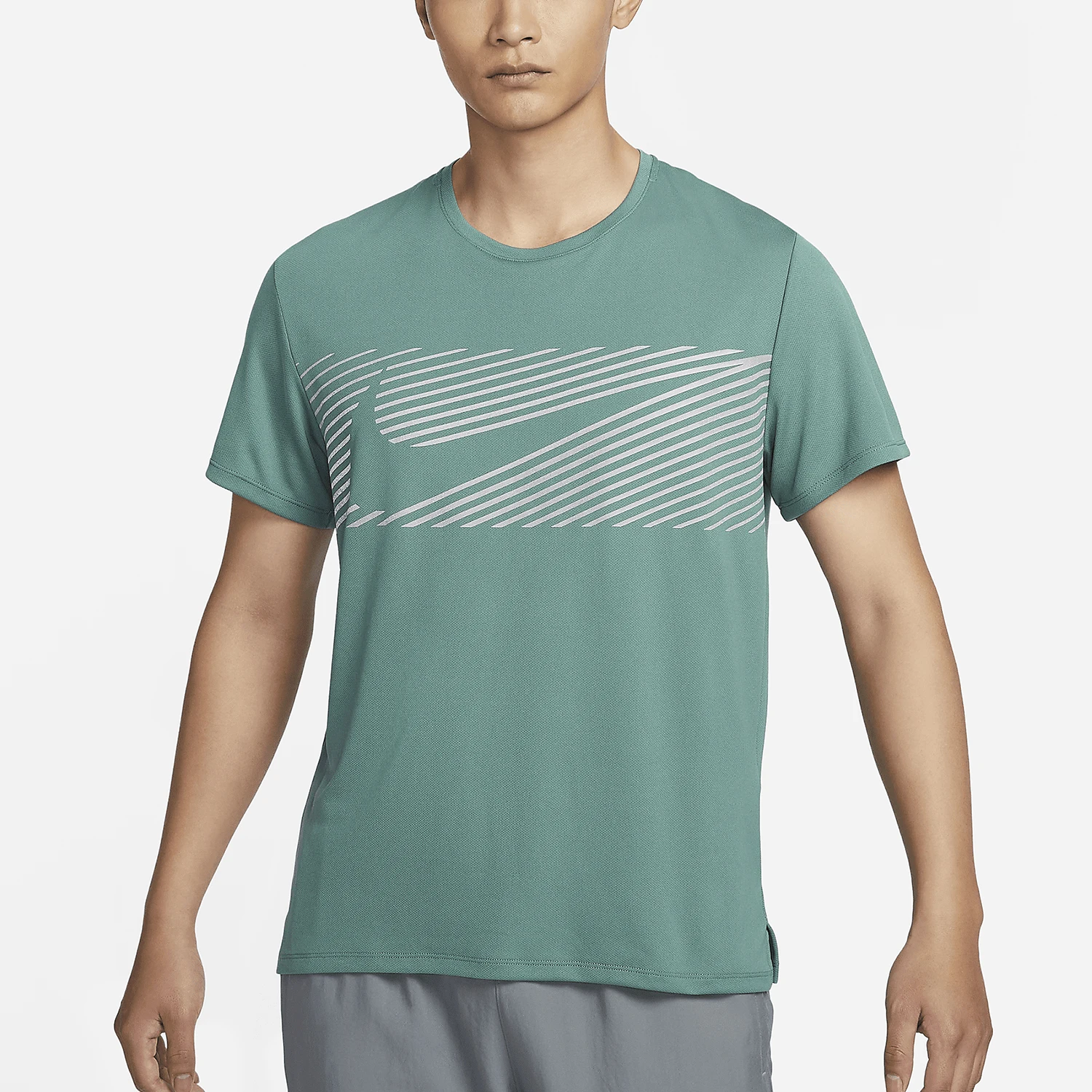 

Nike genuine genuine Dri-FIT New Men's Breathable Running Short Sleeve T-Shirt FN3052-361