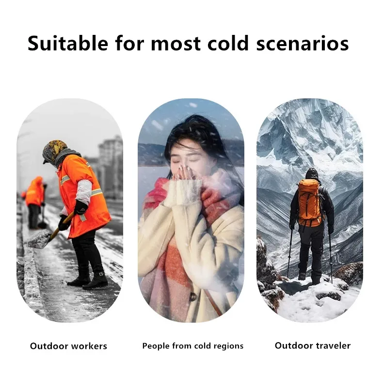 Neue intelligente Heizweste mit 28 Zonen für den Winter, dicke und warme Heizweste für Herren und Damen (ohne Powerbank) – Detail 3