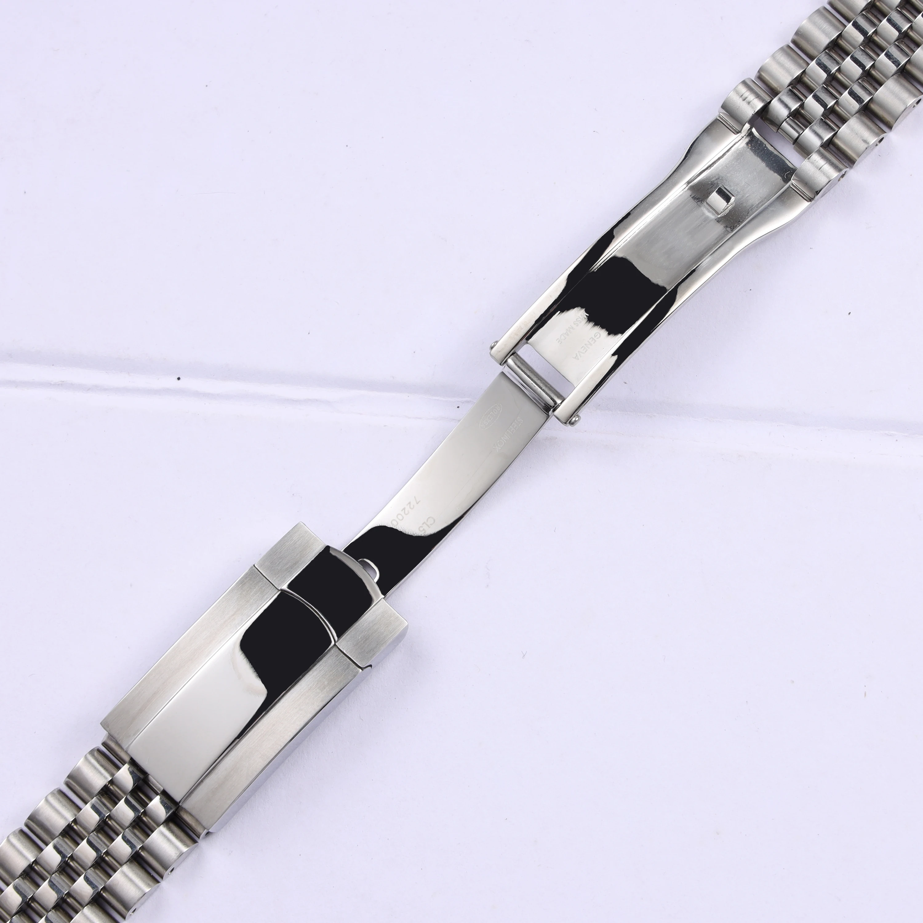 New Stainless Steel Watch Bracelet Luxury watchband 20mm 21mm For Rolex Oyster Perpetual Datejust Watch Straps silver gold